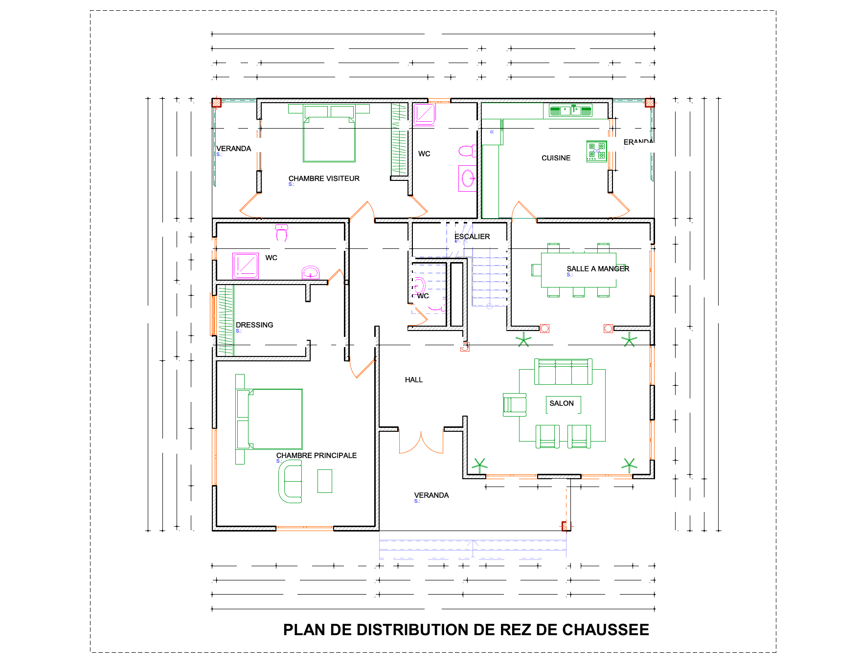 Duplex avec dépendance — Rez-de-chaussée