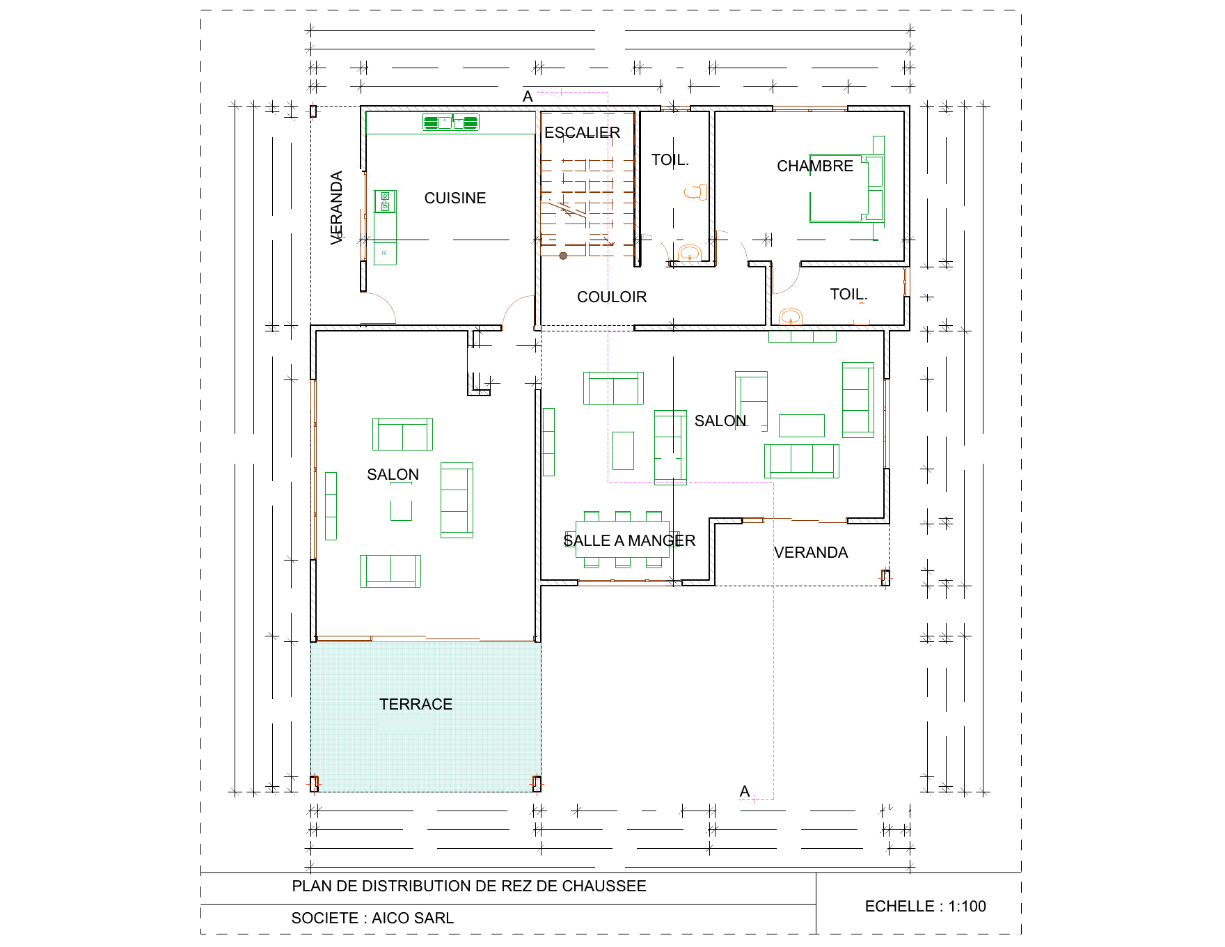Duplex contemporain — Rez-de-chaussée