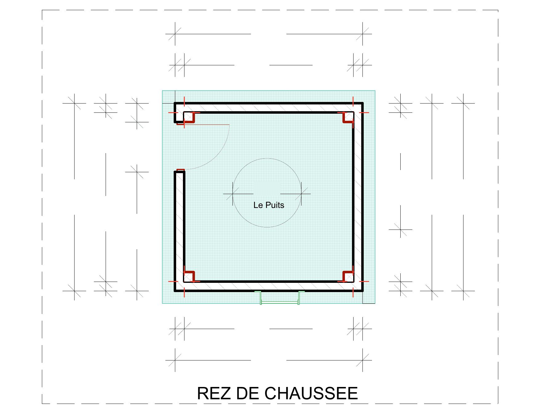 Château d'eau — Rez-de-chaussée