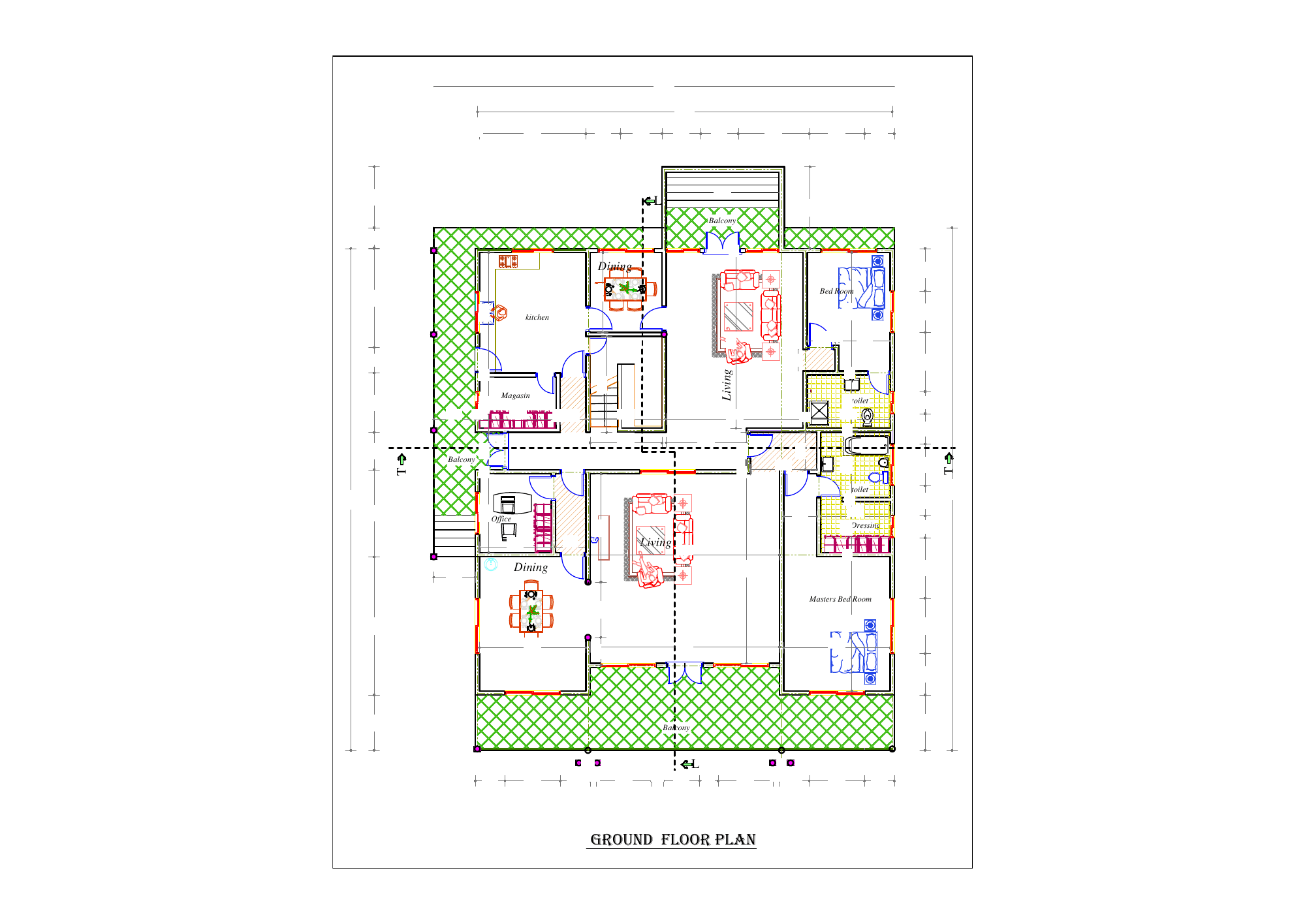 Duplex livré — Rez-de-chaussée