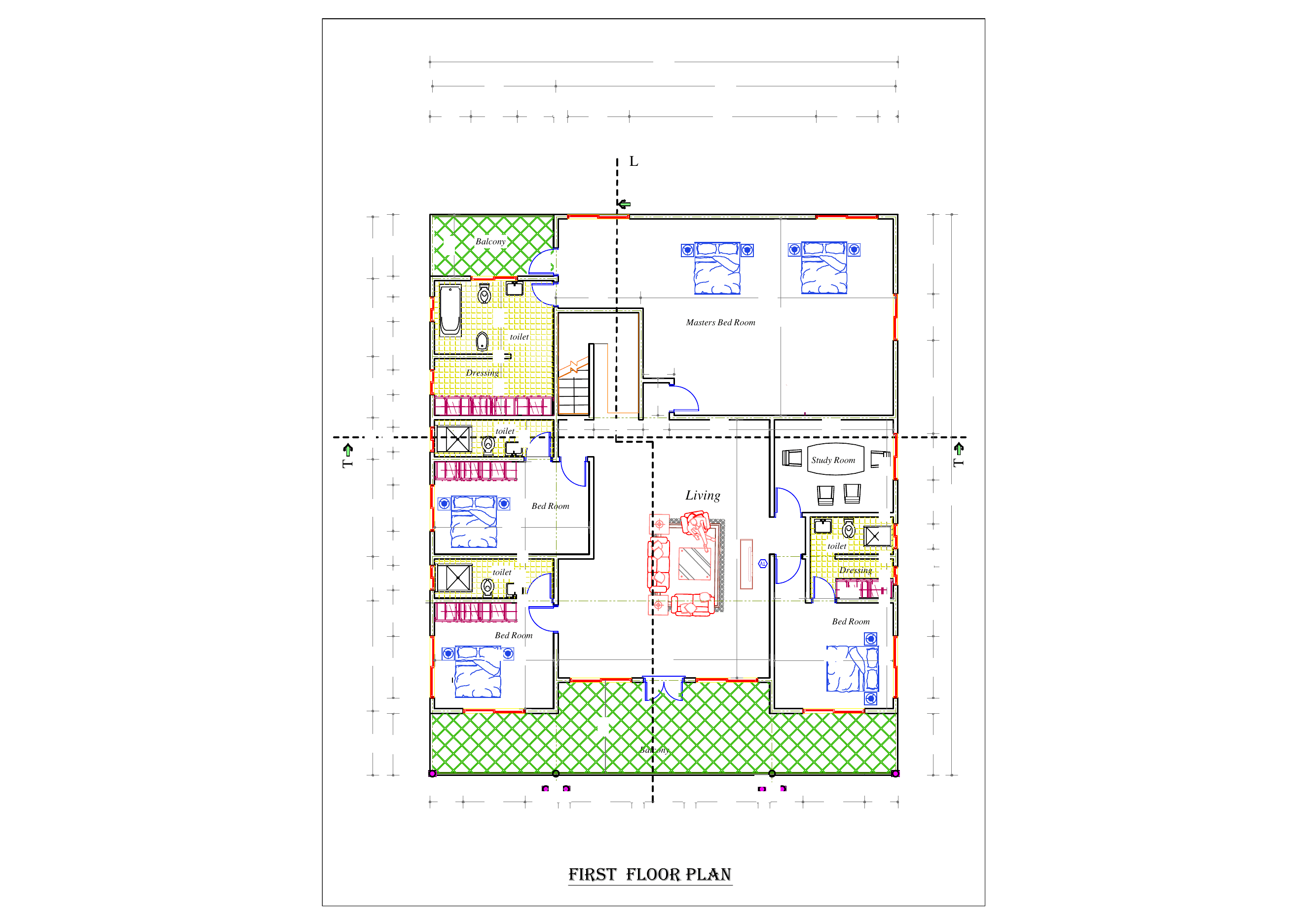 Duplex livré — Étage