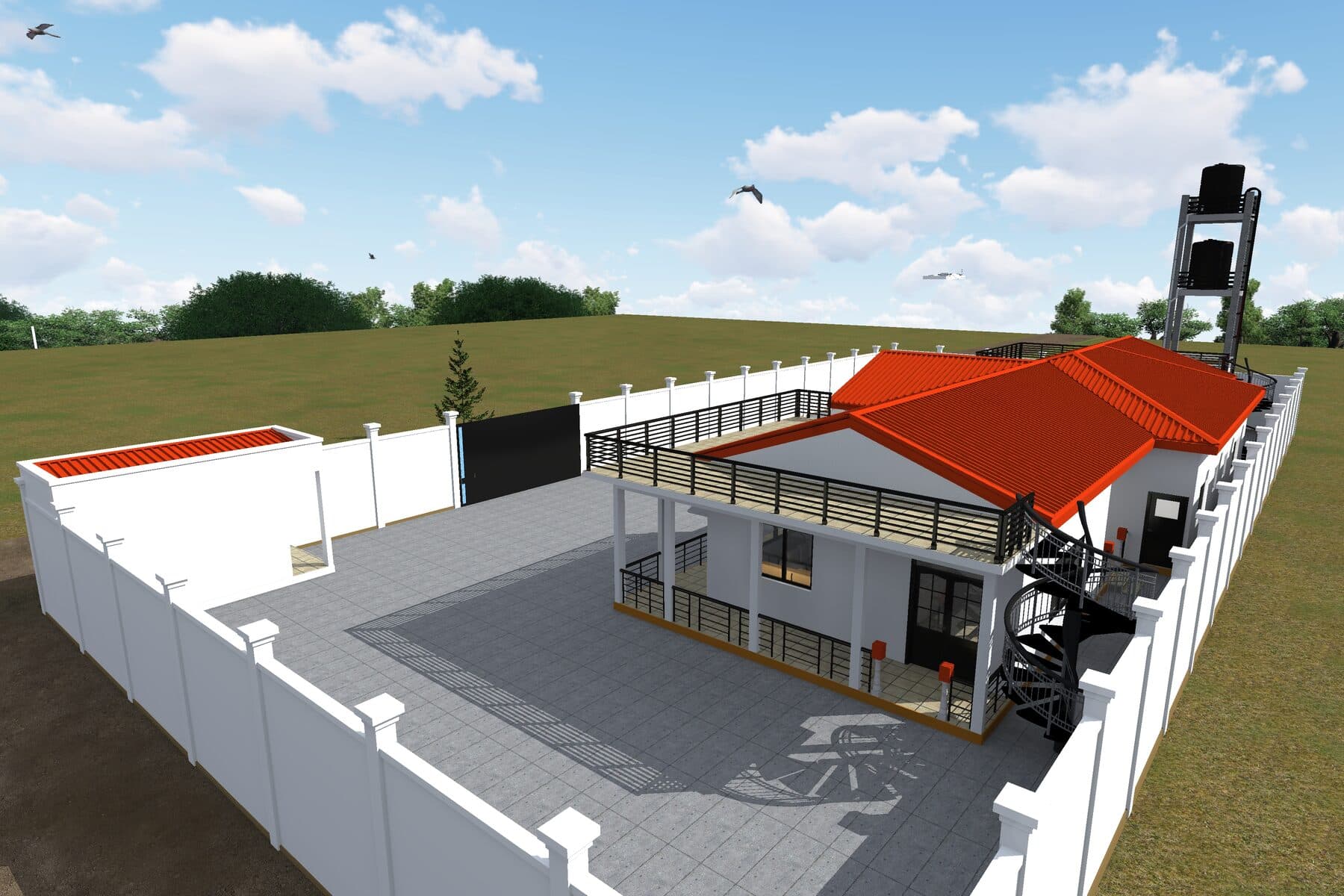 Villa de plain-pied — vue 2