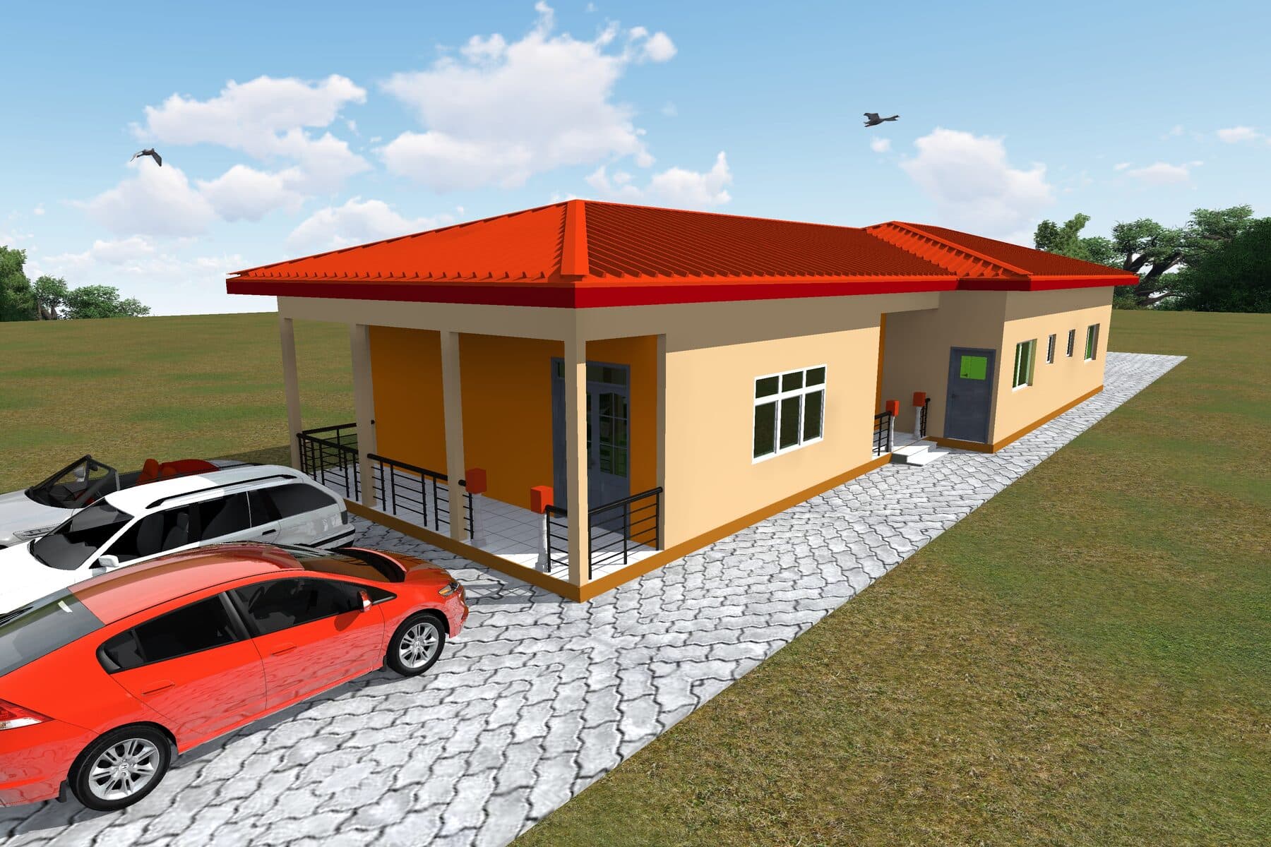 Villa de plain-pied — vue 2