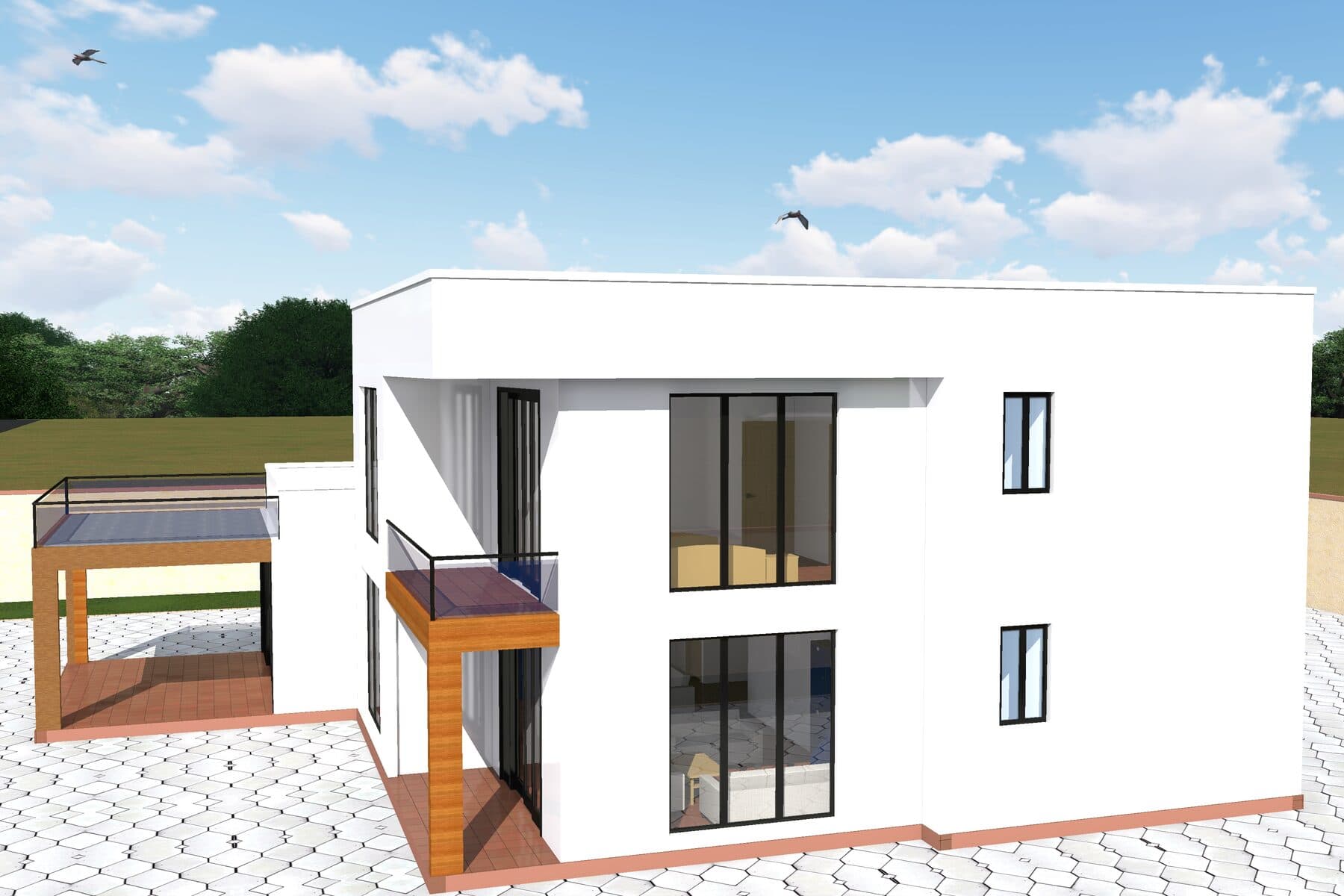Duplex contemporain — vue 2