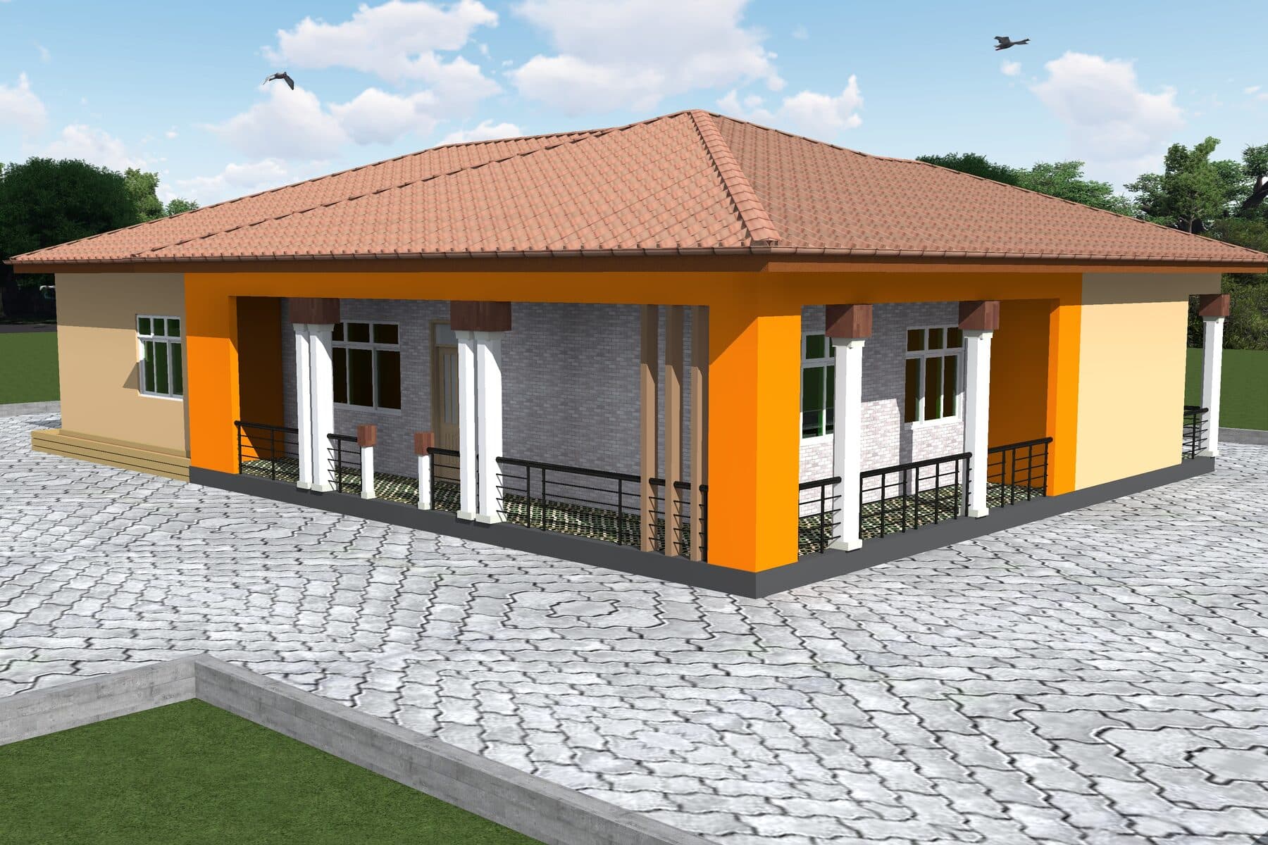 Villa de plain-pied — vue 2