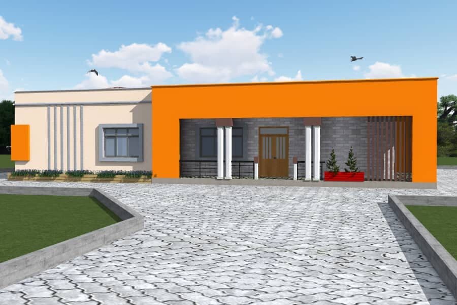 Villa de plain-pied — vue 2