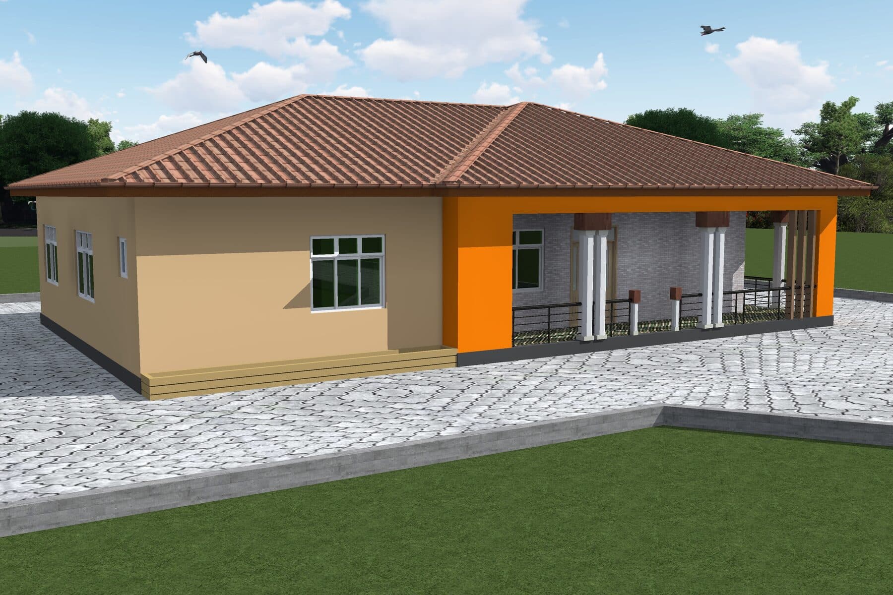 Villa de plain-pied — vue 3