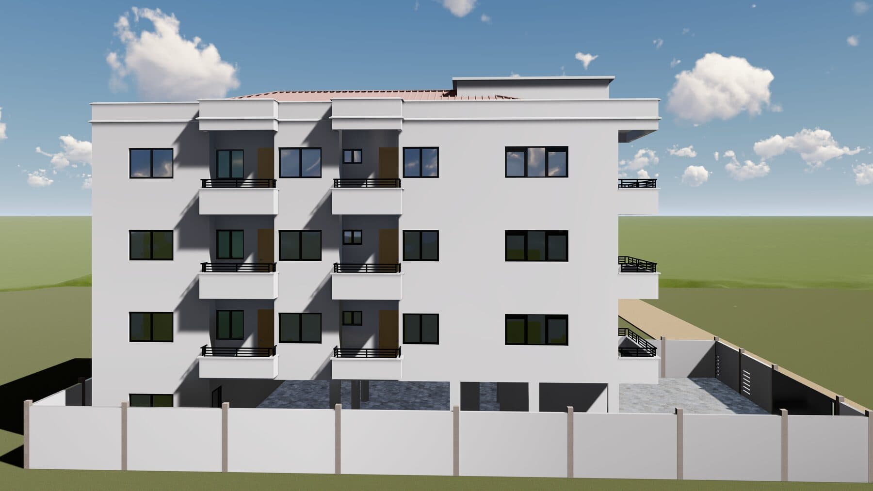 Immeuble R+3 — vue 3