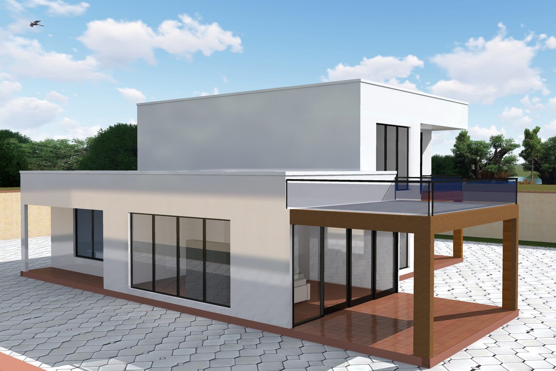 Duplex contemporain — vue 4