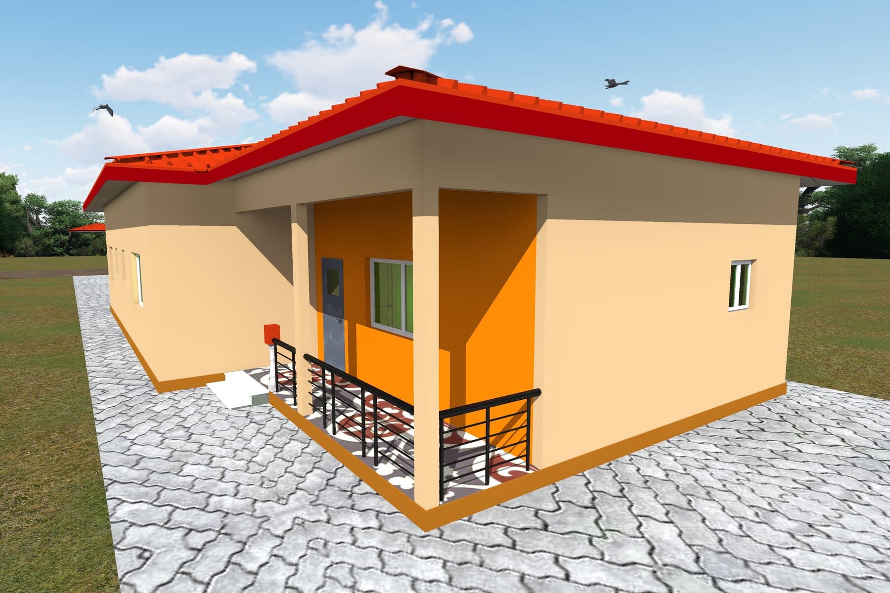 Villa de plain-pied — vue 4